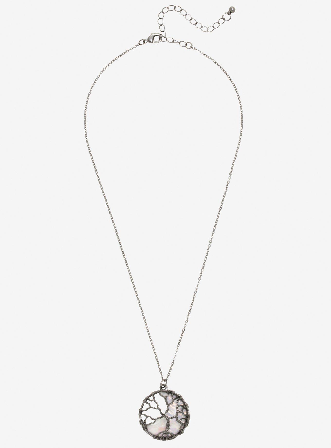 Blackheart Tree Moonstone Necklace, , alternate