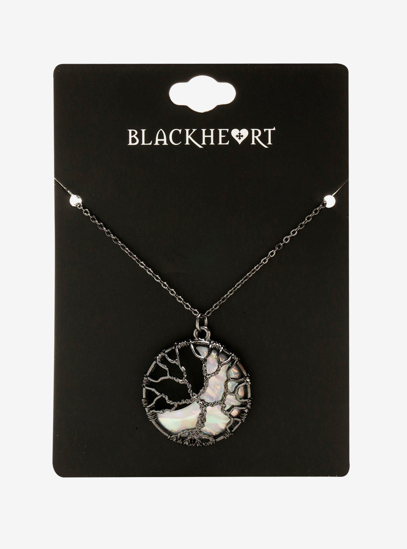 Blackheart Tree Moonstone Necklace, , alternate