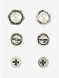 Screws & Bolts Tunnel And Stud Earring Set, , alternate