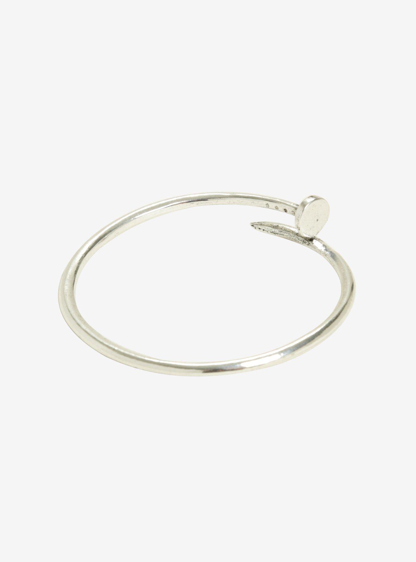 Blackheart Bent Nail Bracelet, , alternate