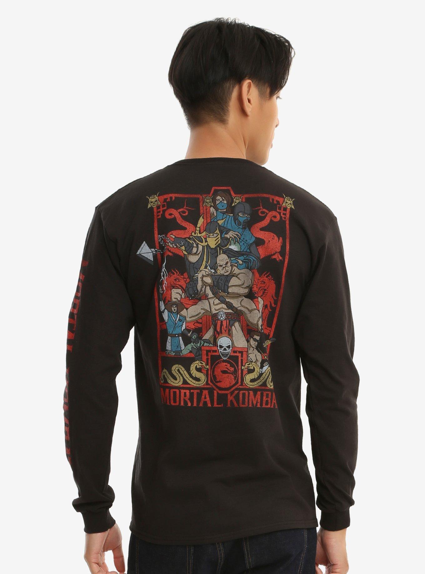 Mortal Kombat Long Sleeve T-Shirt - BoxLunch Exclusive, , alternate
