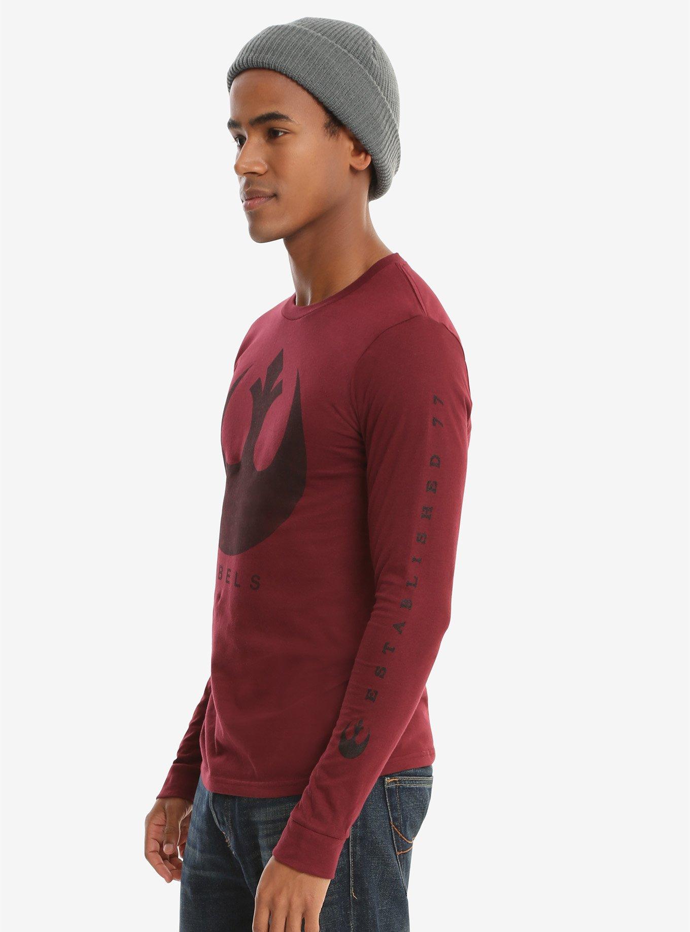 Star Wars Oxblood Rebel Long Sleeve T-Shirt, , alternate