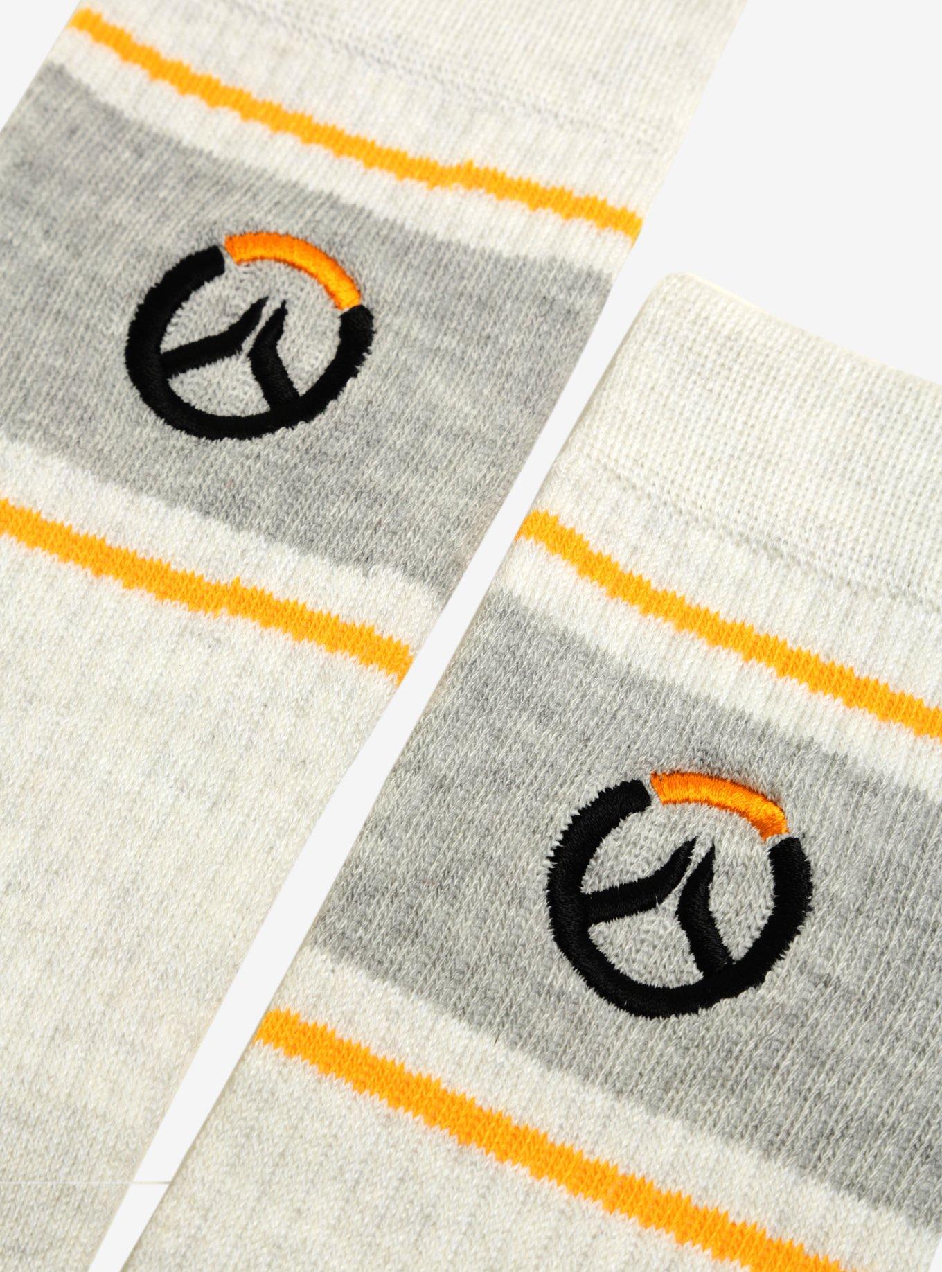 Overwatch Embroidered Crew Socks - BoxLunch Exclusive, , alternate