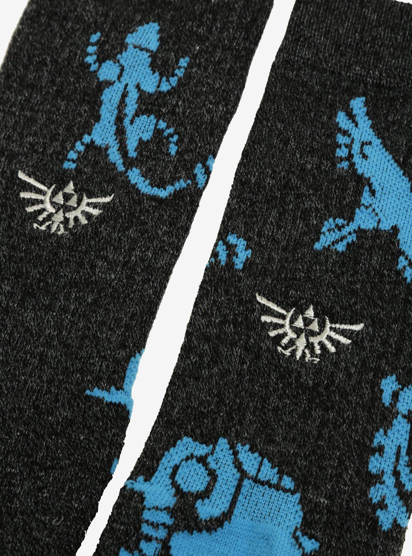 Nintendo The Legend Of Zelda: Breath Of The Wild Divine Beasts Socks - BoxLunch Exclusive, , alternate