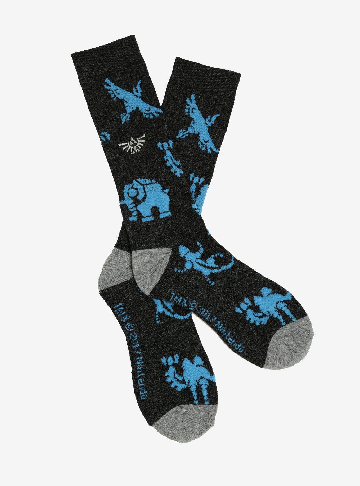 Nintendo The Legend Of Zelda: Breath Of The Wild Divine Beasts Socks - BoxLunch Exclusive, , alternate
