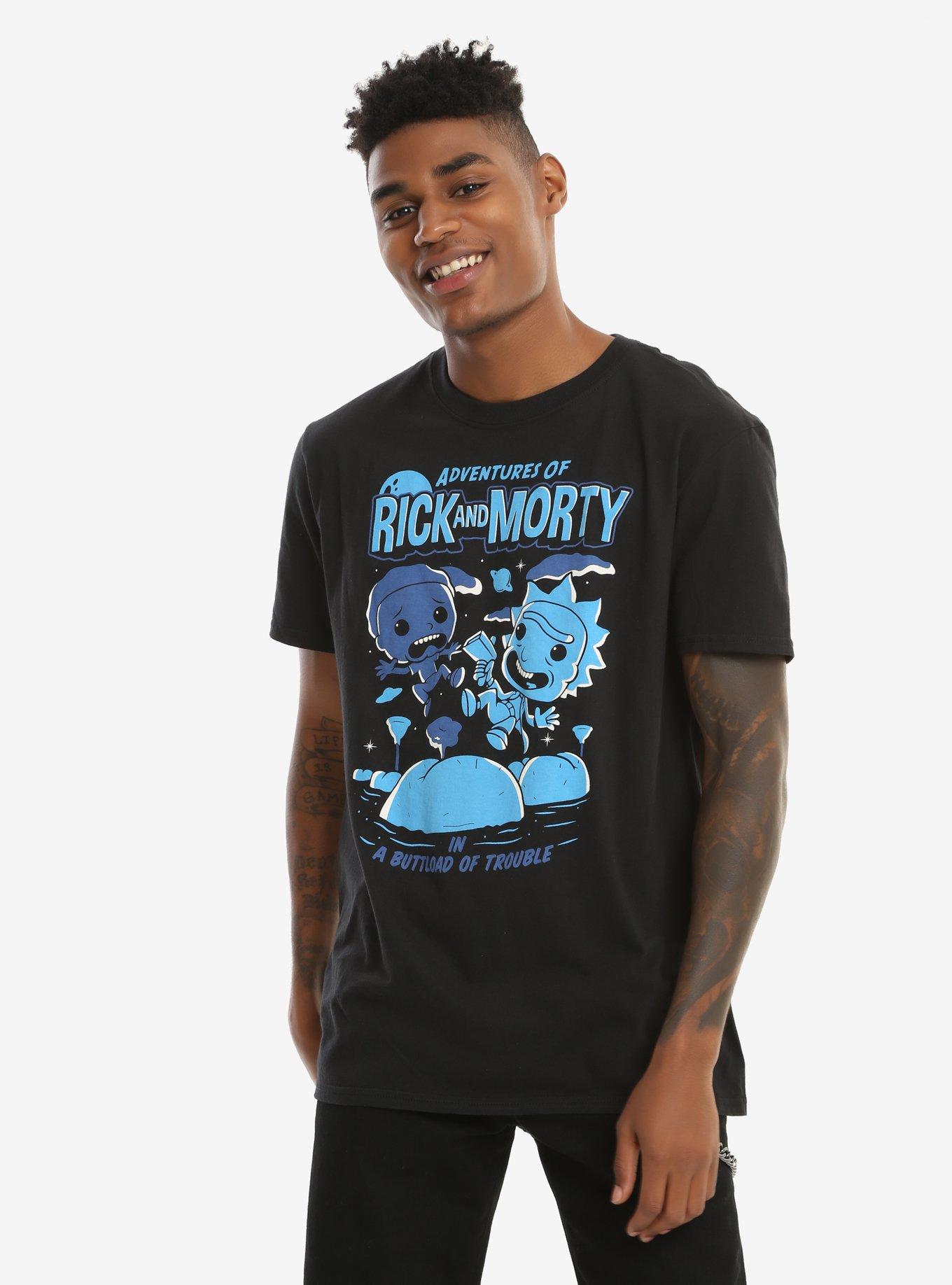 Funko Rick And Morty Adventures Comic Pop! T-Shirt, , alternate