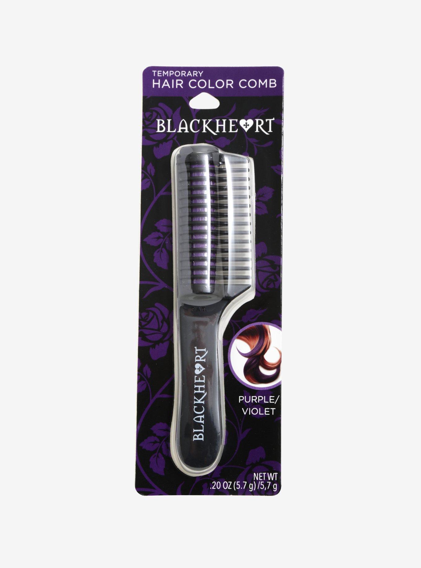 Blackheart Beauty Purple Temporary Hair Color Comb, , alternate