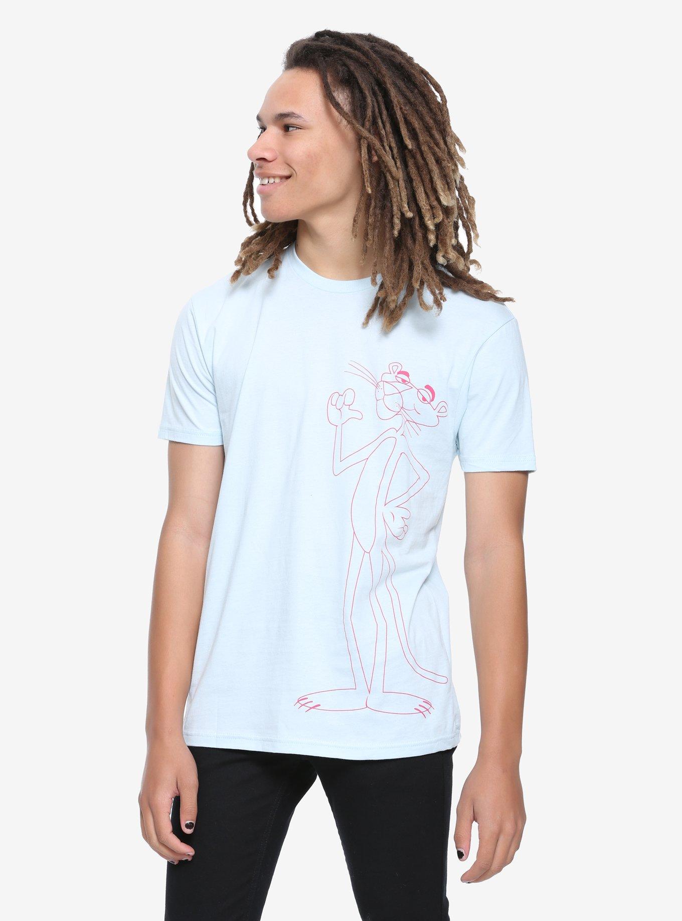 Pink Panther Pink Outline T-Shirt, , alternate