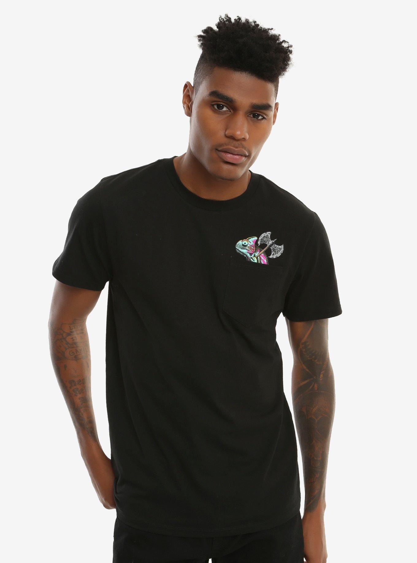 Chameleon Axe Pocket T-Shirt, , alternate