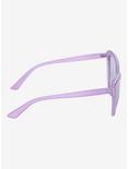 Lavender Large Retro Sunglasses, , alternate