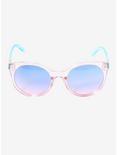 Pink & Blue Transparent Plastic Sunglasses, , alternate