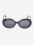 Black Oval Sunglasses, , alternate