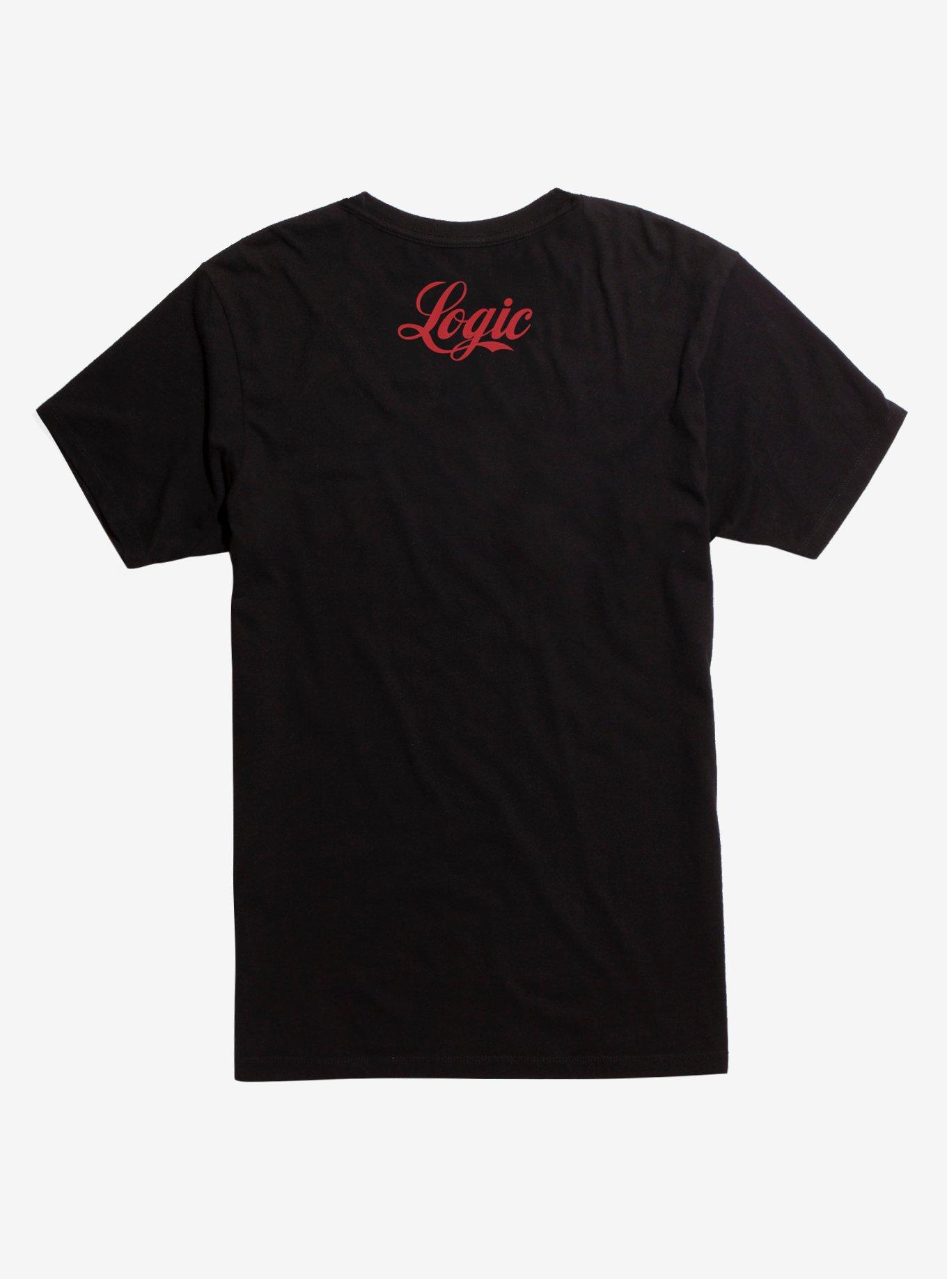 Logic Peace Love & Positivity Robot T-Shirt, , alternate