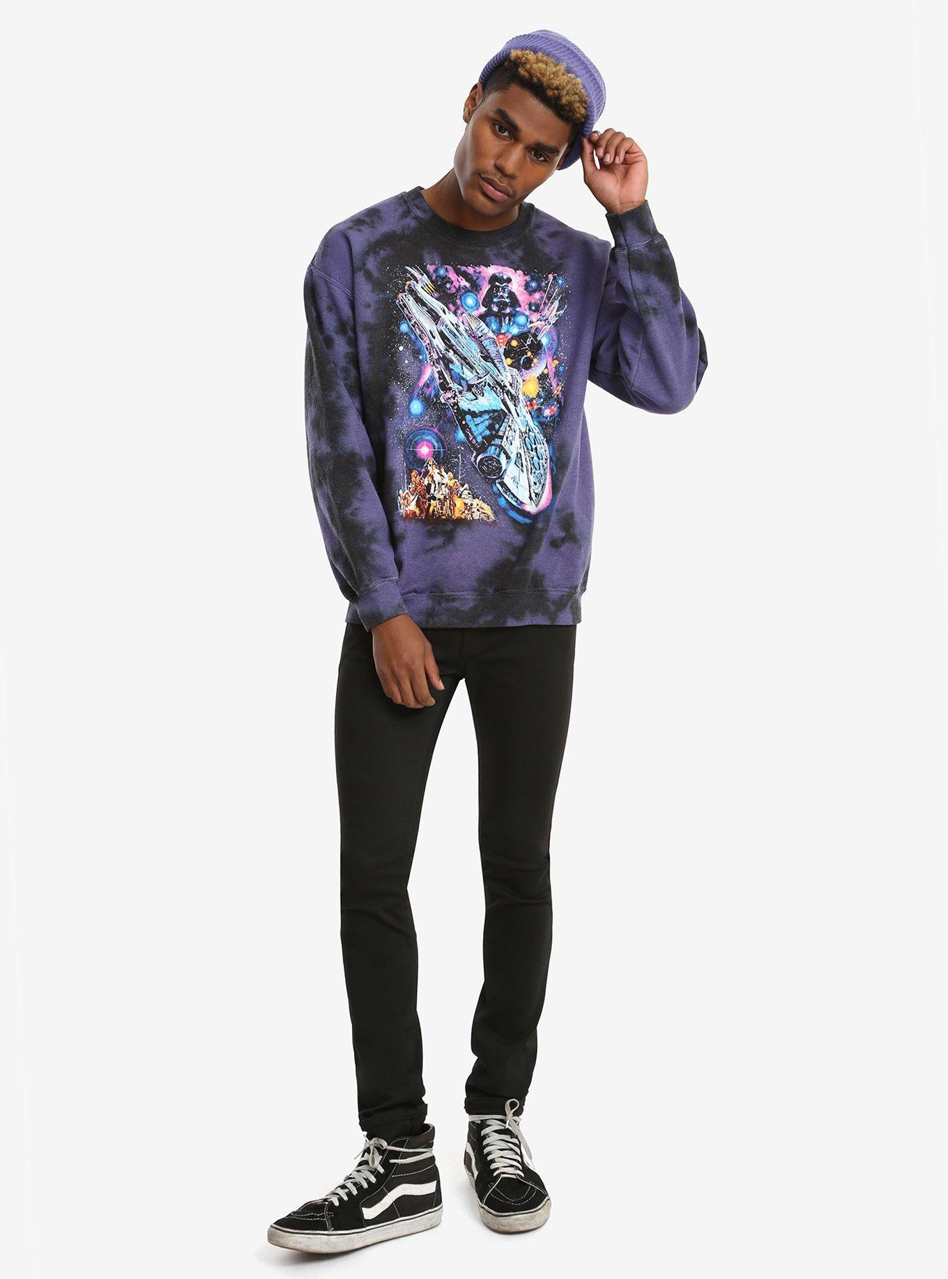 Star Wars Poster Art Tie Dye Sweatshirt, MULTI, alternate