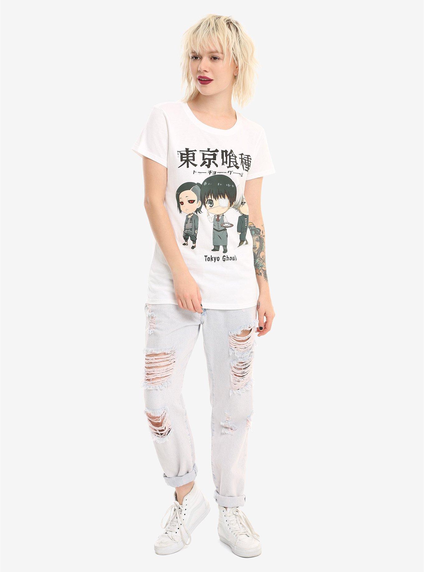 Tokyo Ghoul Chibi Character Girls T-Shirt, , alternate