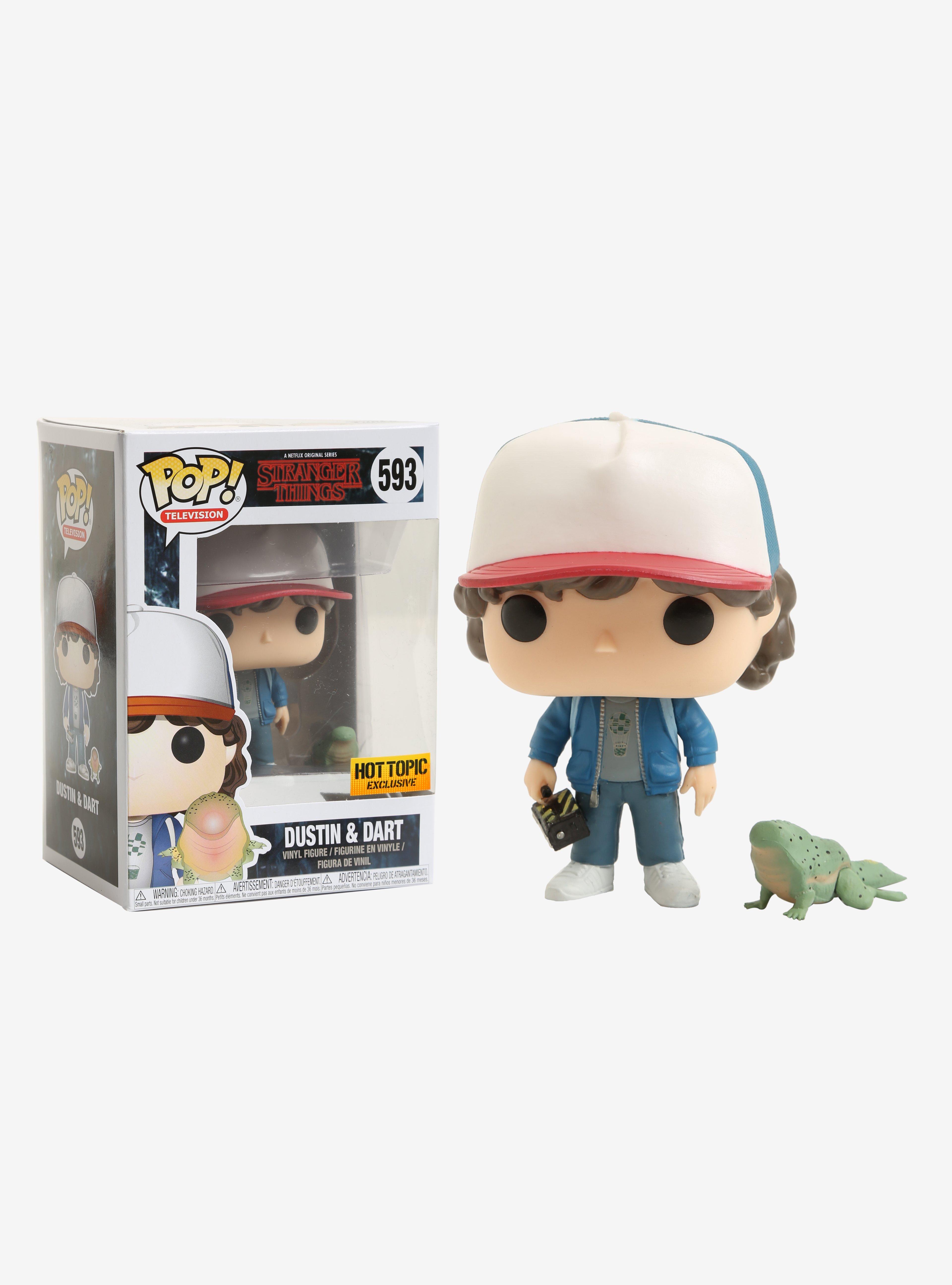 Funko Stranger Things Pop! Television Dustin & Dart Vinyl Figure Hot Topic Exclusive, , alternate
