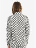 Dickies Grey & White Checkered Denim Jacket, , alternate