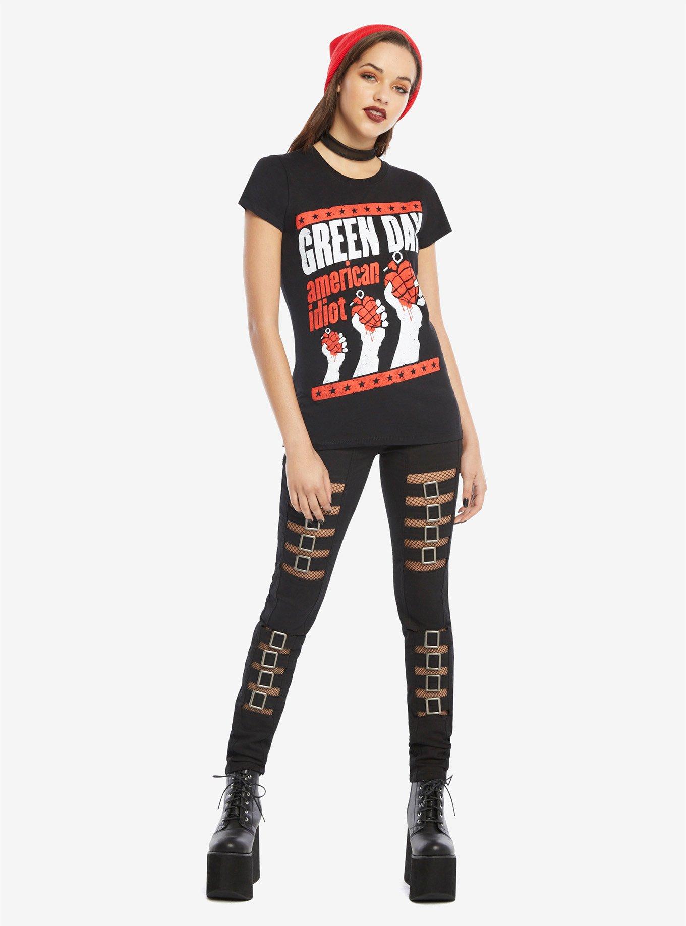 Green Day American Idiot Girls T-Shirt, , alternate