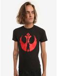 Star Wars: The Last Jedi Rey Red Rebel Symbol T-Shirt, , alternate