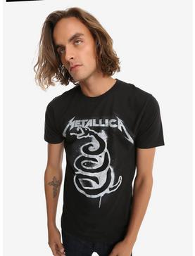 Metallica Black Album Art T-Shirt, BLACK, hi-res