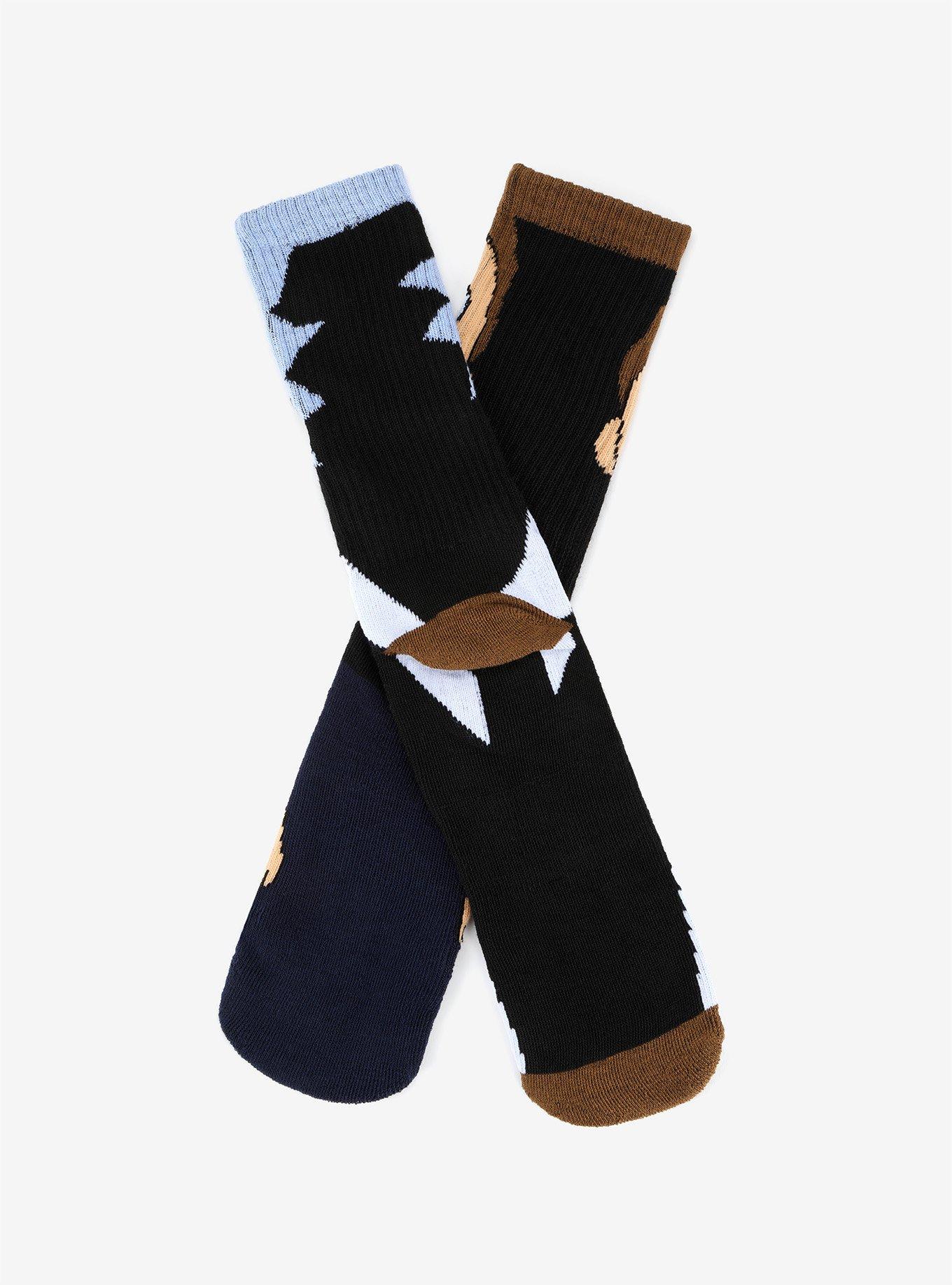 Rick And Morty Big Crew Socks, , alternate