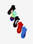 Disney Mulan No-Show Socks 5 Pair - BoxLunch Exclusive, , alternate
