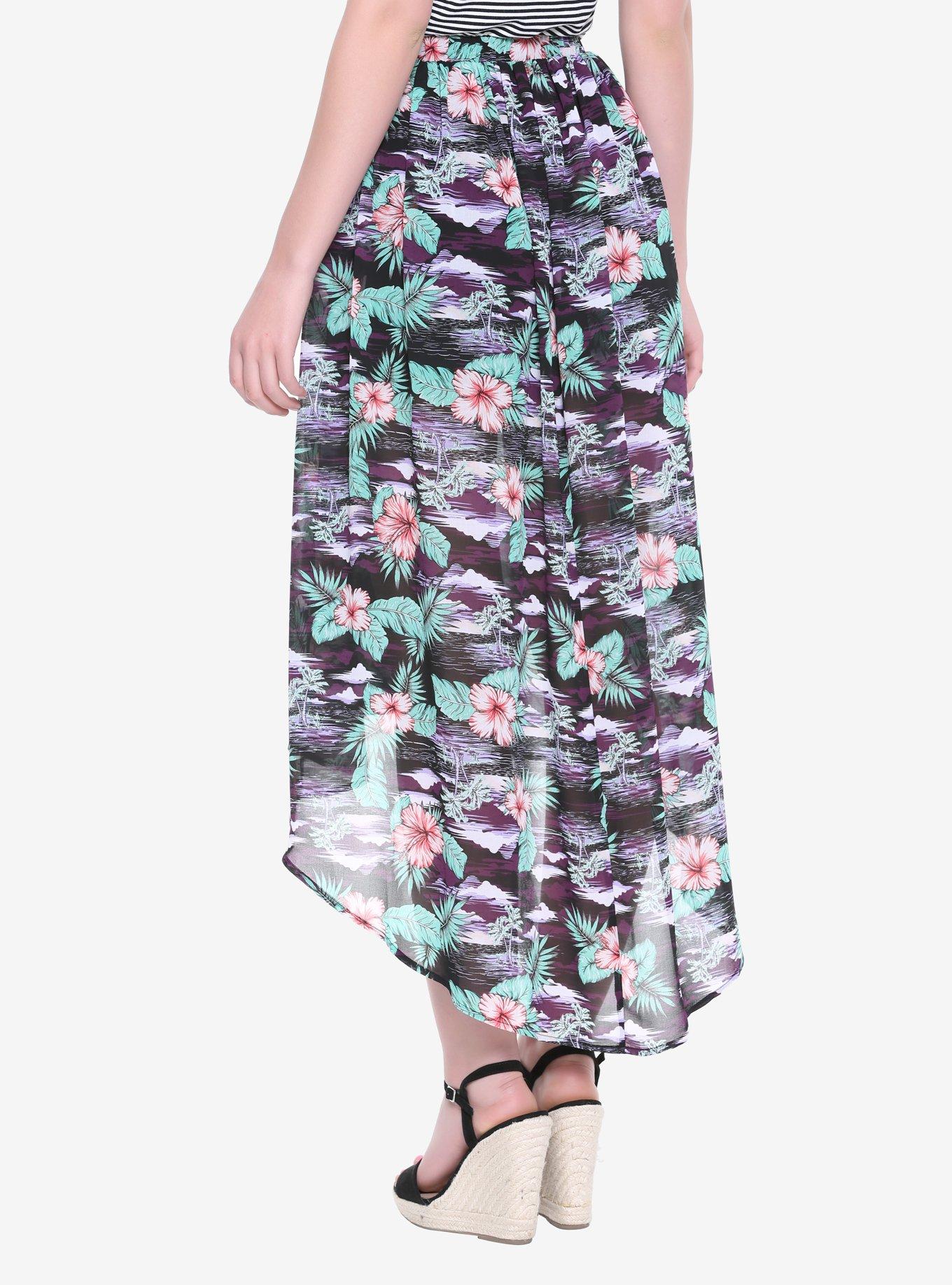 Tropical Maxi Skirt & Short Set, , alternate