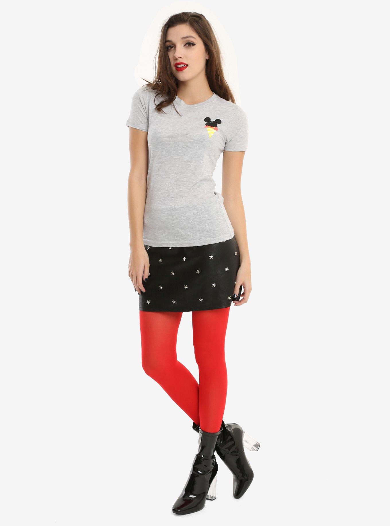 Disney Mickey Mouse Ears Ice Cream Girls T-Shirt, GREY, alternate