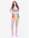 Blackheart Rainbow Ombre Shorts, , alternate