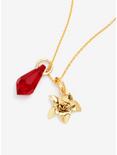 Disney Mulan Red Stone Charm Necklace, , alternate