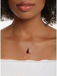 Disney Mulan Red Stone Charm Necklace, , alternate