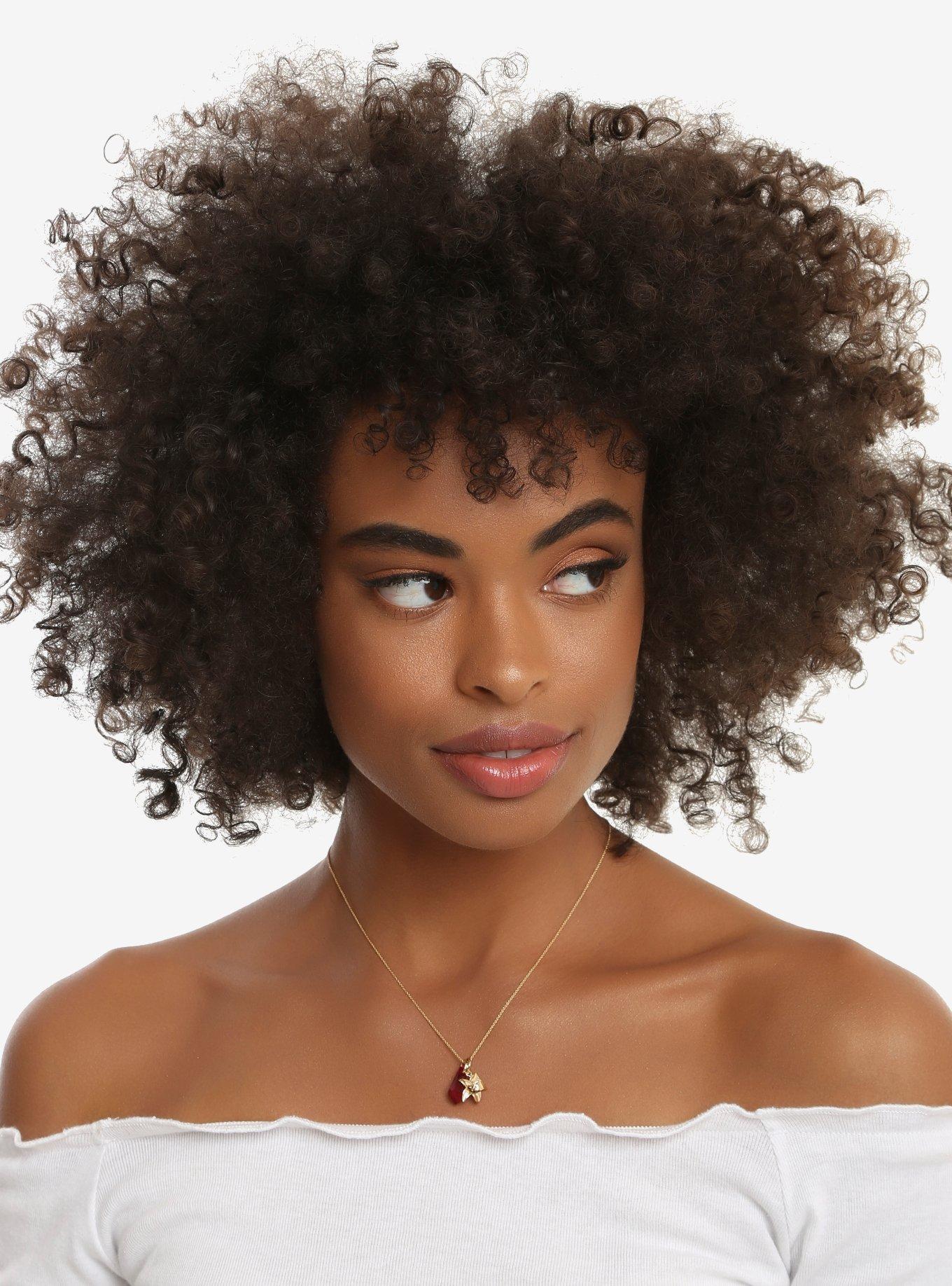 Disney Mulan Red Stone Charm Necklace, , alternate