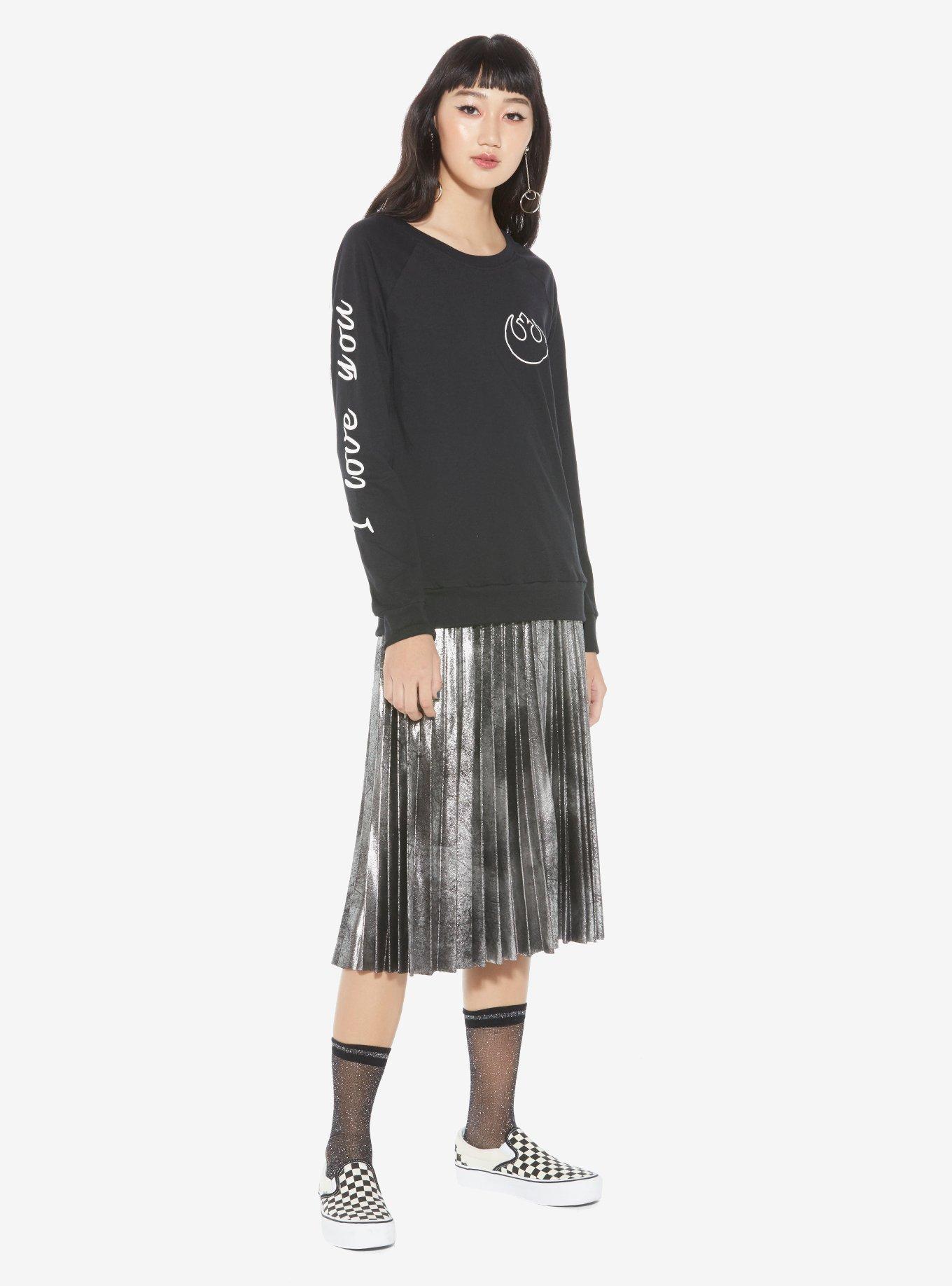 Her Universe Star Wars I Love You Long-Sleeve Girls T-Shirt, , alternate