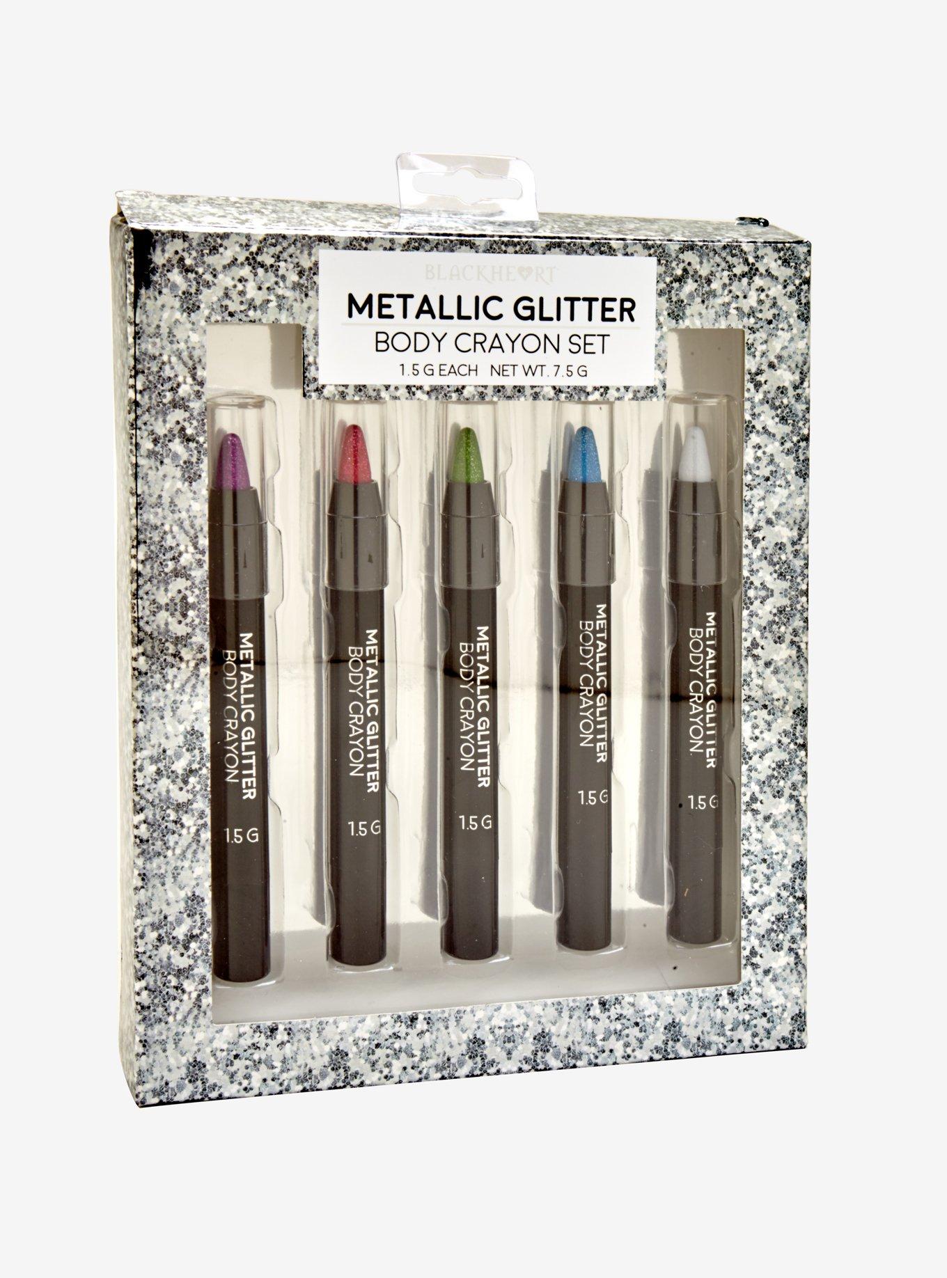 Blackheart Beauty Metallic Glitter Body Crayon Set, , alternate