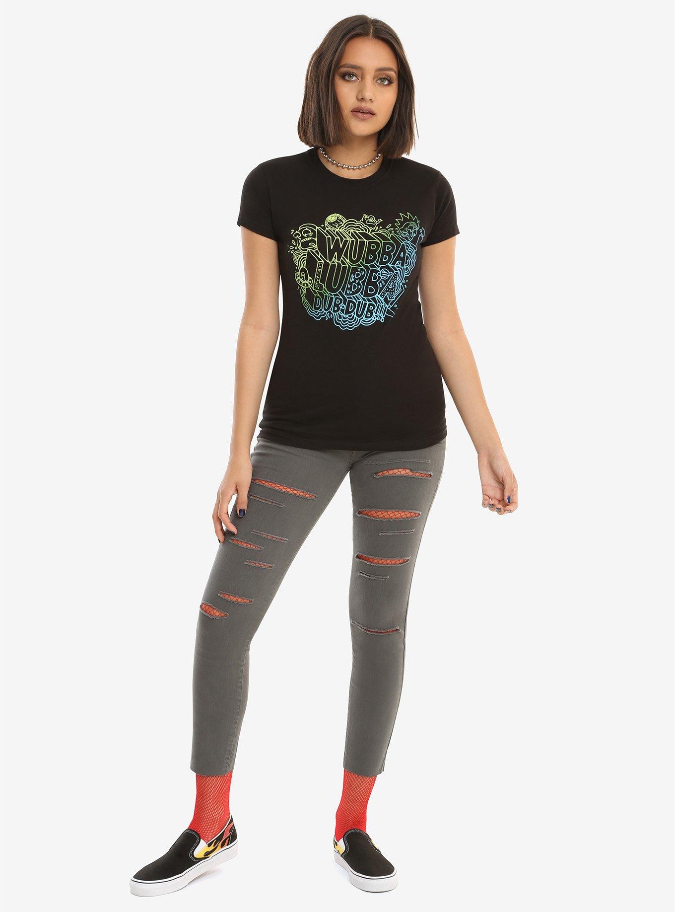 Rick And Morty Wubba-Lubba Dub-Dub Girls T-Shirt, , alternate