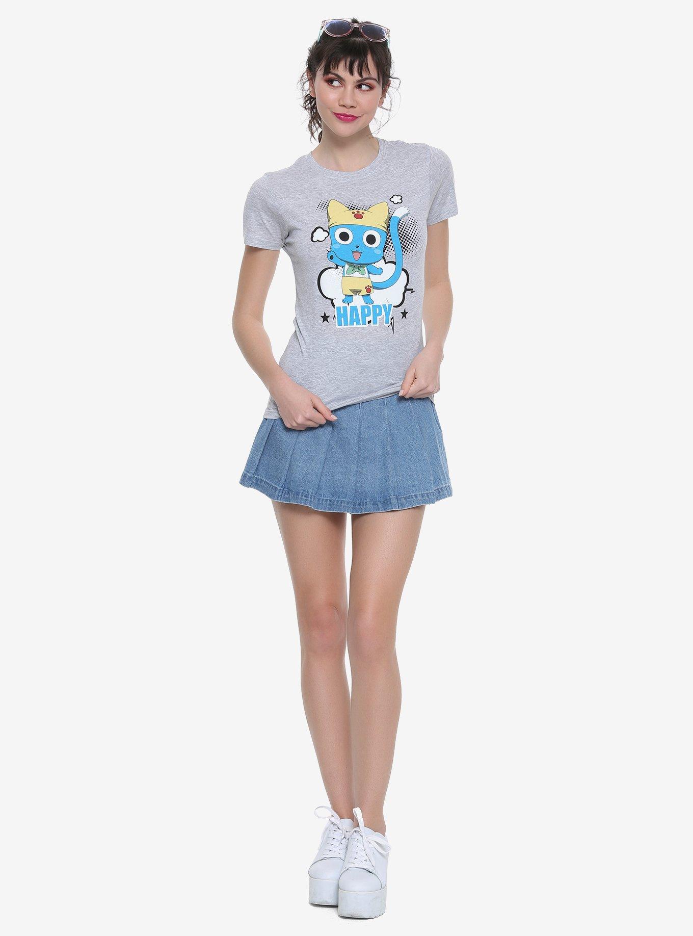 Fairy Tail Happy Cloud Girls T-Shirt, , alternate