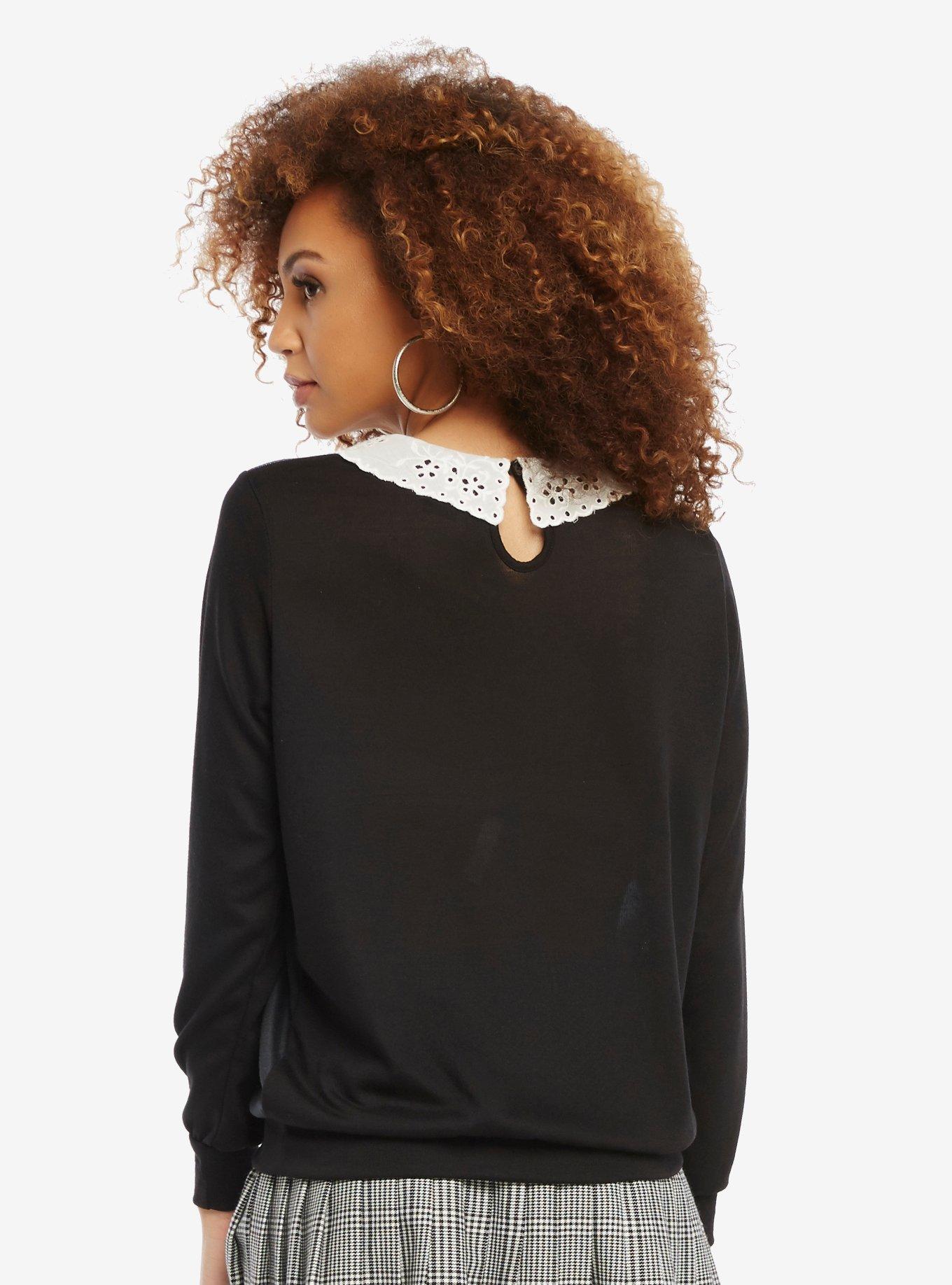 Disney Peter Pan Tinker Bell Floral Collar Top, , alternate