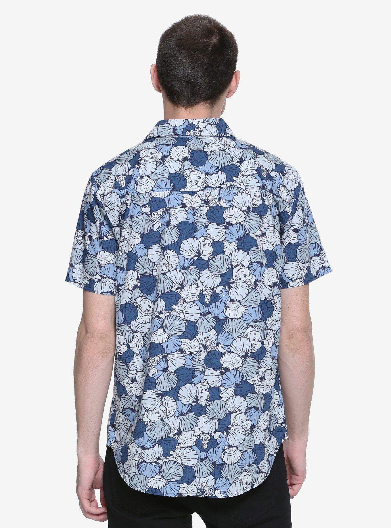 Disney The Little Mermaid Shell Woven Button-Up - BoxLunch Exclusive, , alternate
