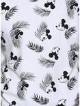 Disney Mickey Mouse Allover Tropical Print Ringer T-Shirt, , alternate