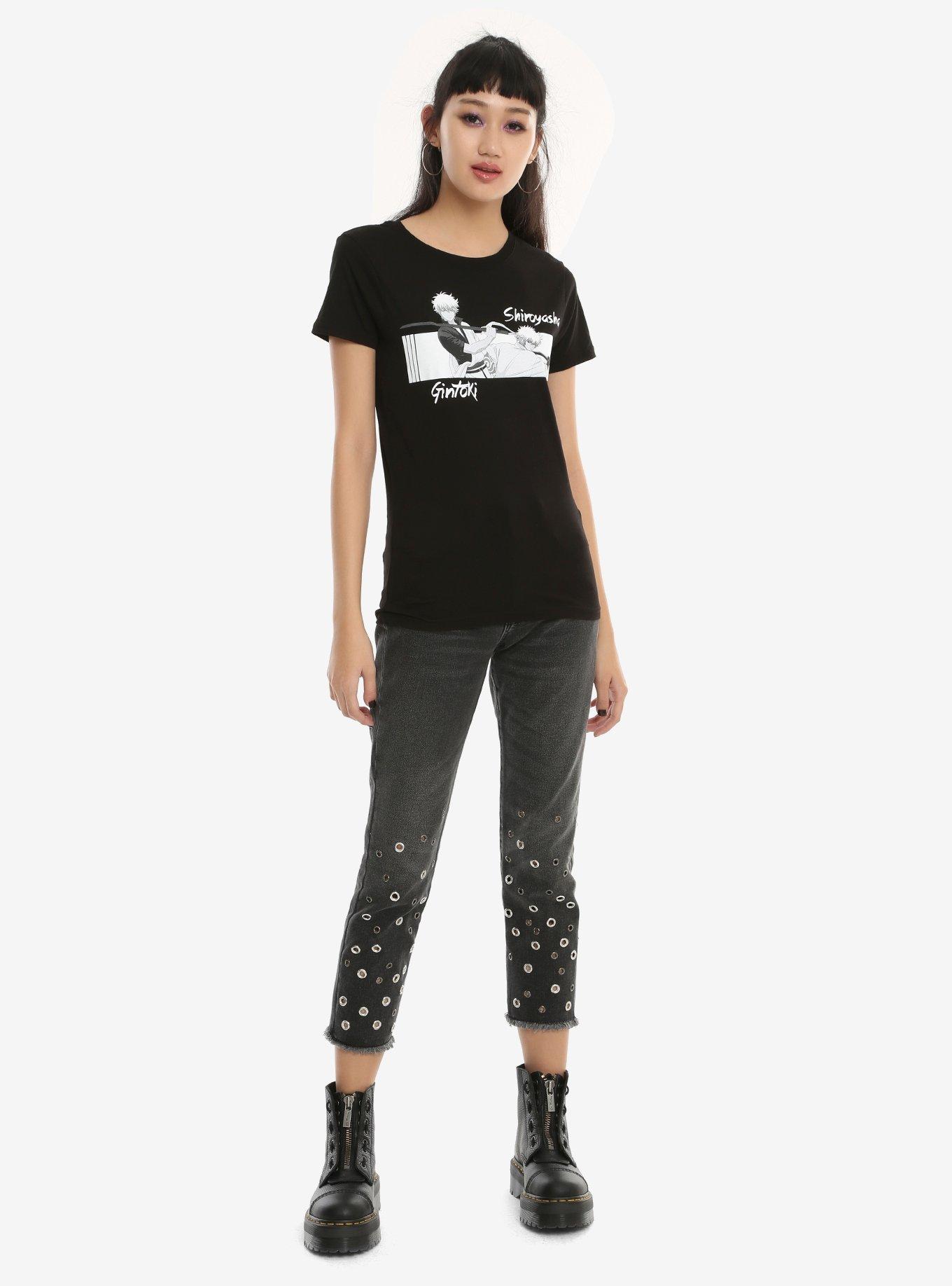 Gin Tama Gintoki & Shiroyasha Girls T-Shirt, , alternate