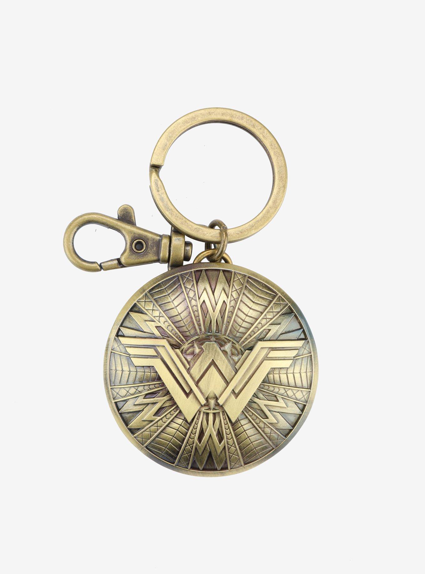 DC Comics Wonder Woman Shield Key Chain, , alternate