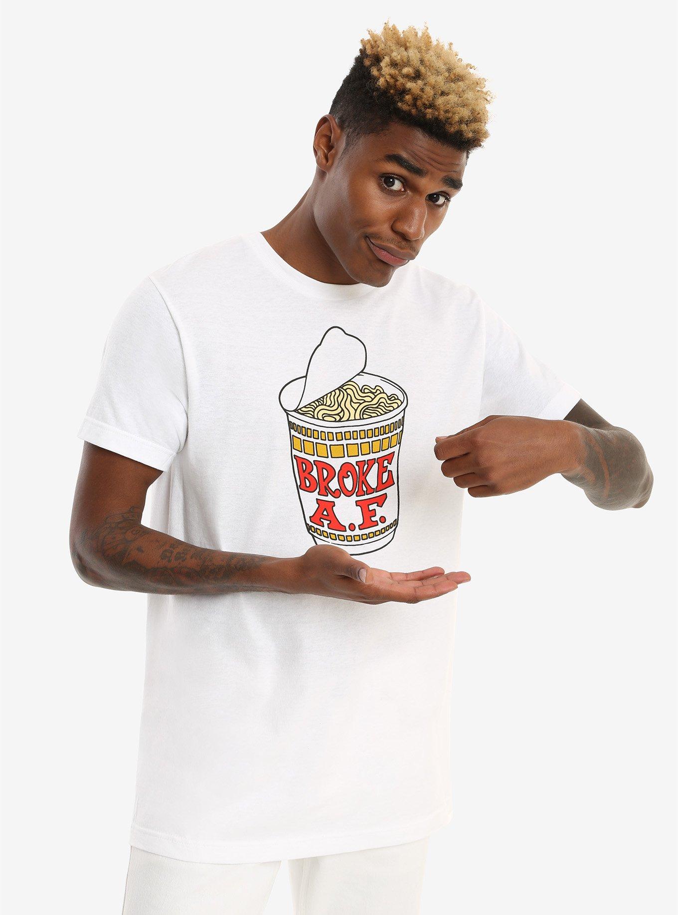Broke AF Noodle Cup T-Shirt, , alternate