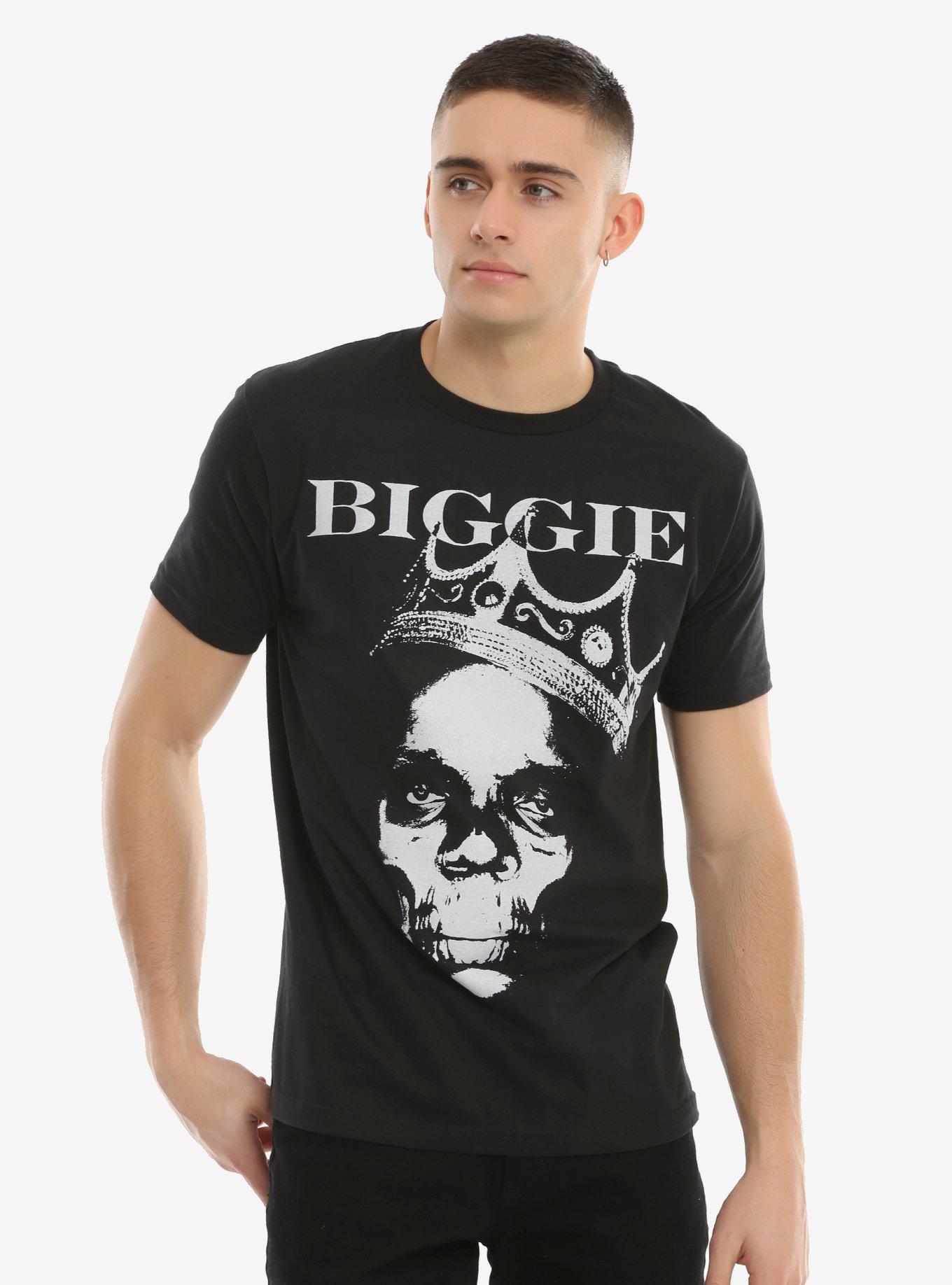 The Notorious B.I.G. Biggie Skull Crown T-Shirt, , alternate