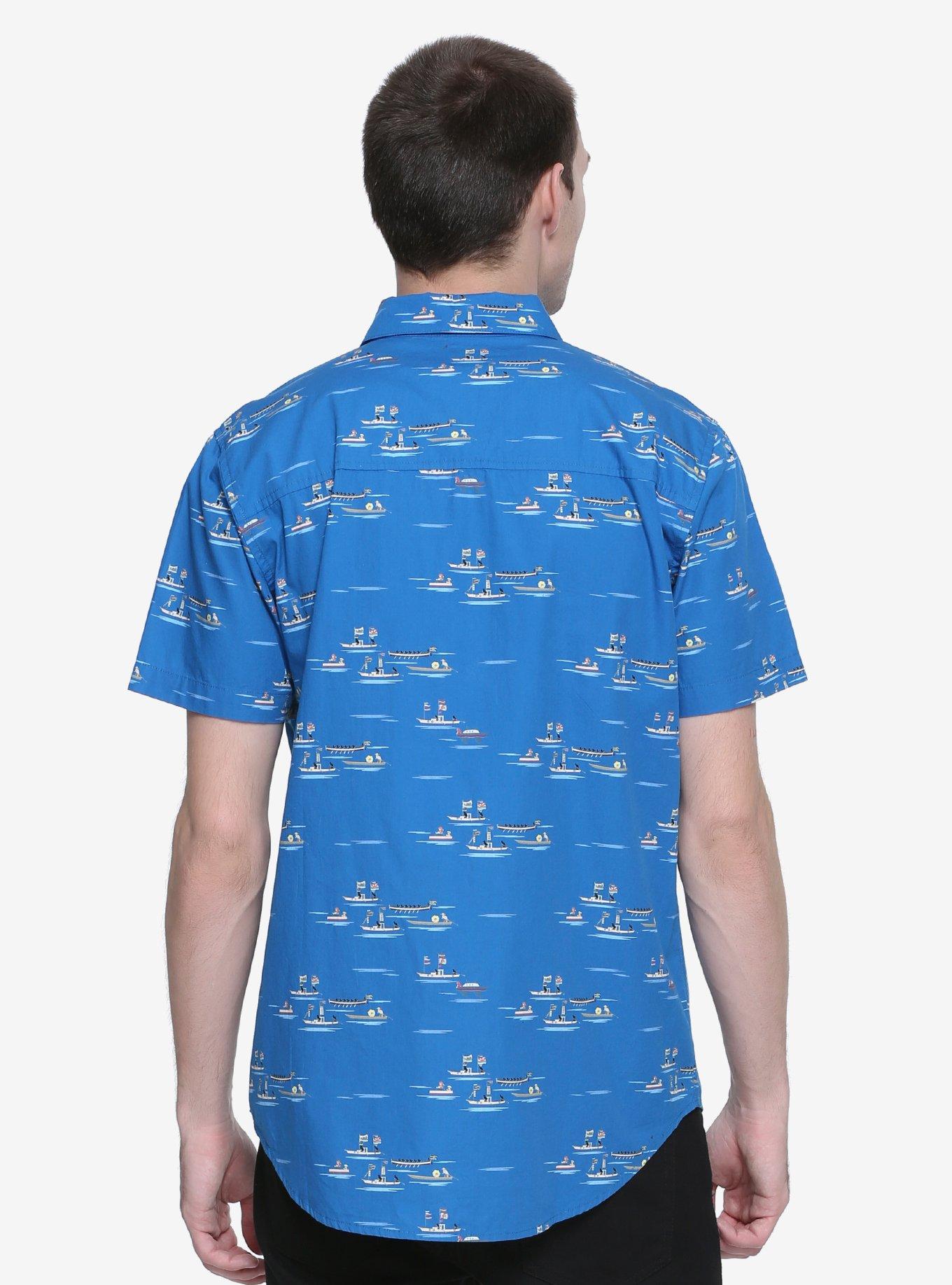 Our Universe Studio Ghibli Ponyo Boats Woven Button-Up - BoxLunch Exclusive, , alternate