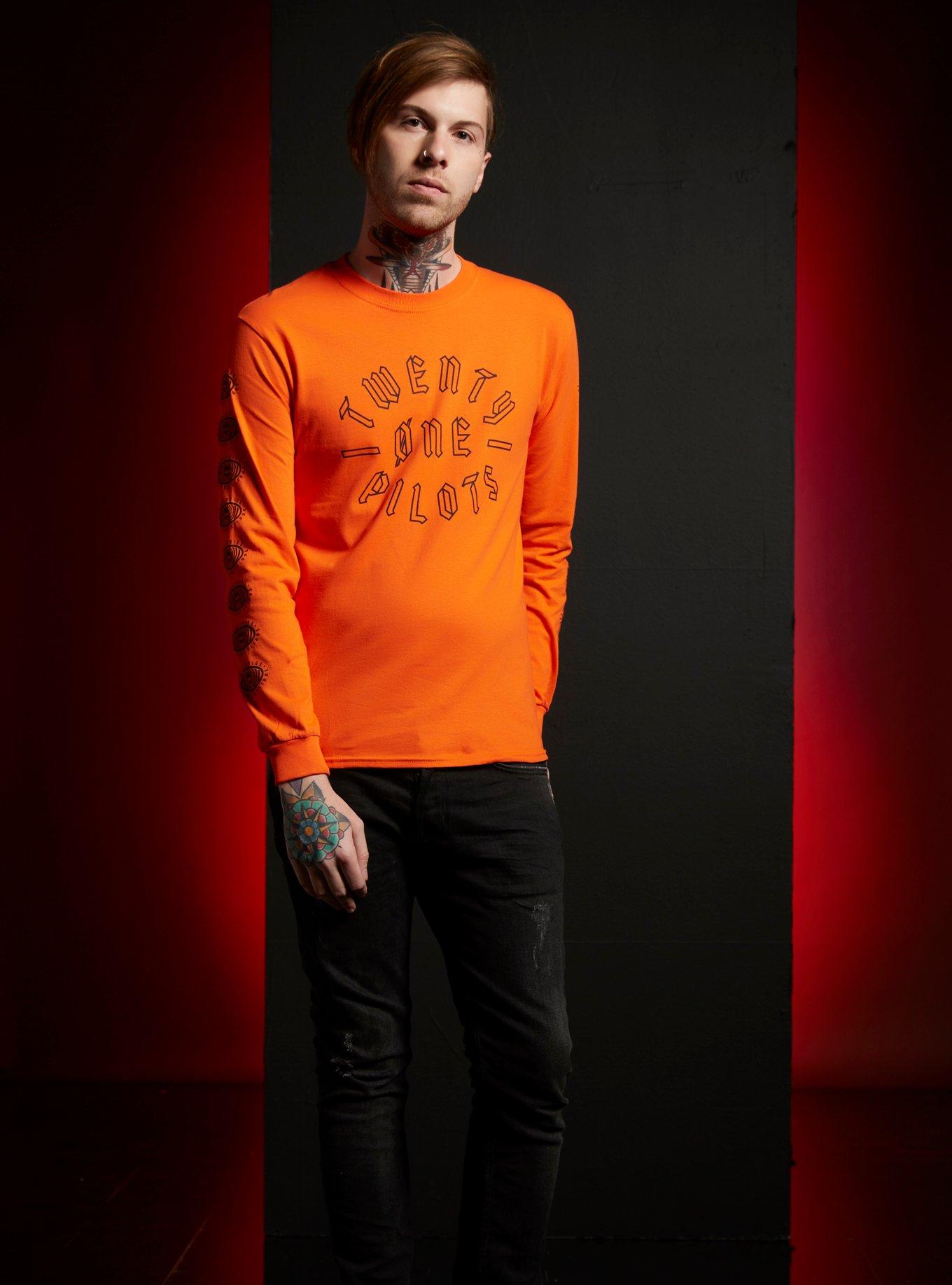 Twenty One Pilots Orange Logo Long-Sleeve T-Shirt, , alternate