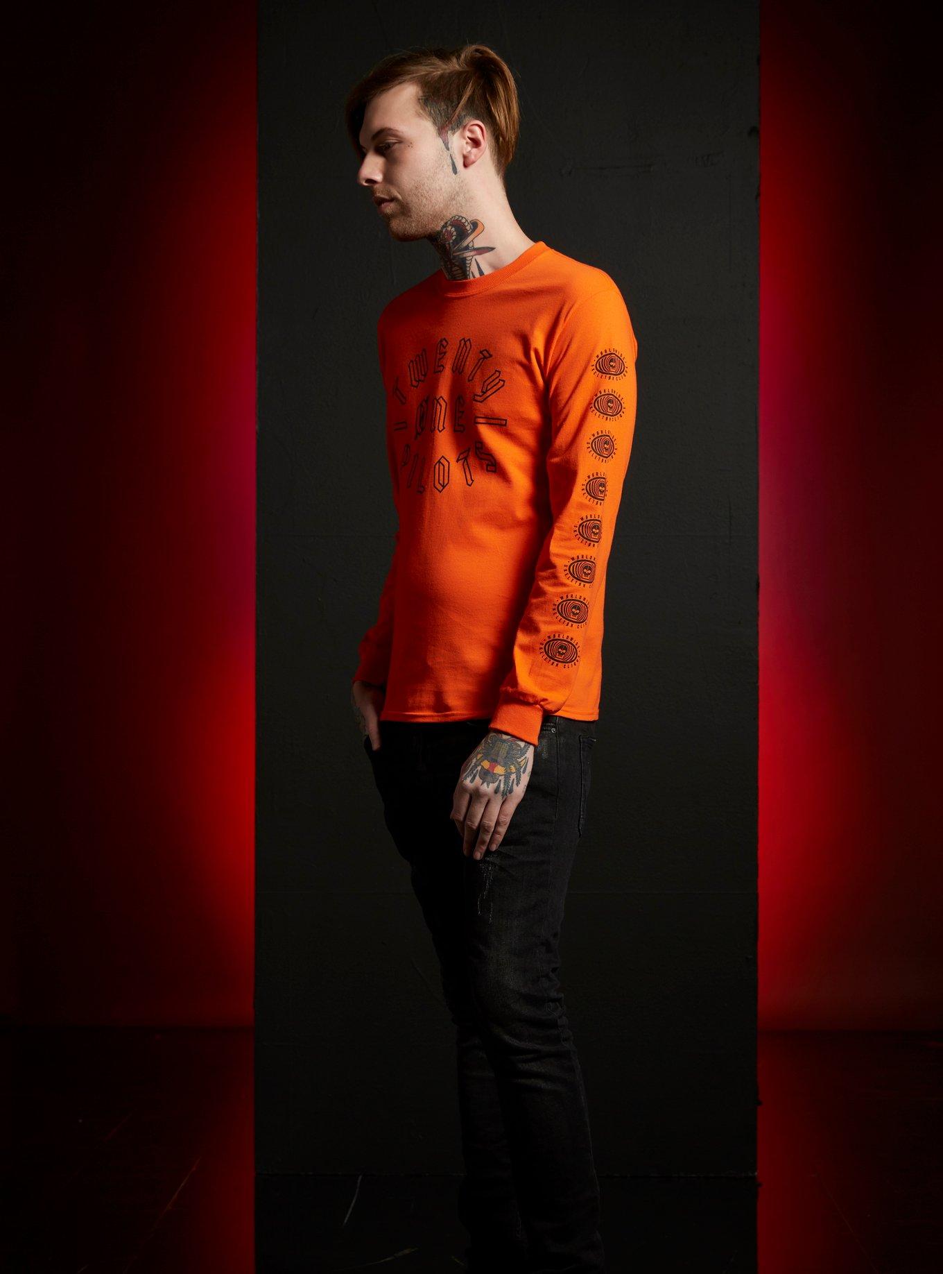 Twenty One Pilots Orange Logo Long-Sleeve T-Shirt, , alternate