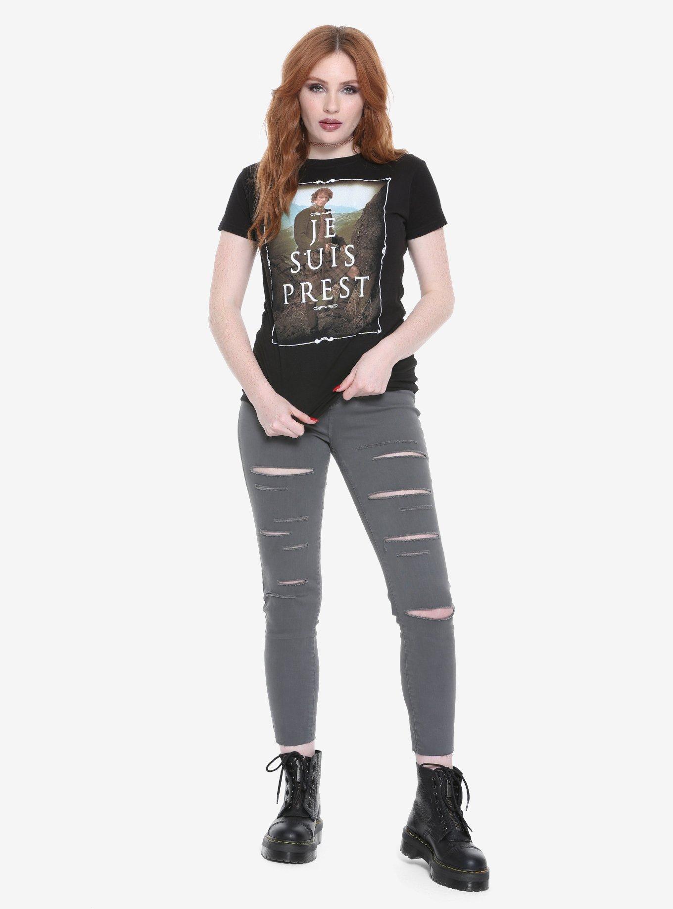 Outlander Jamie Je Suis Prest Girls T-Shirt, , alternate