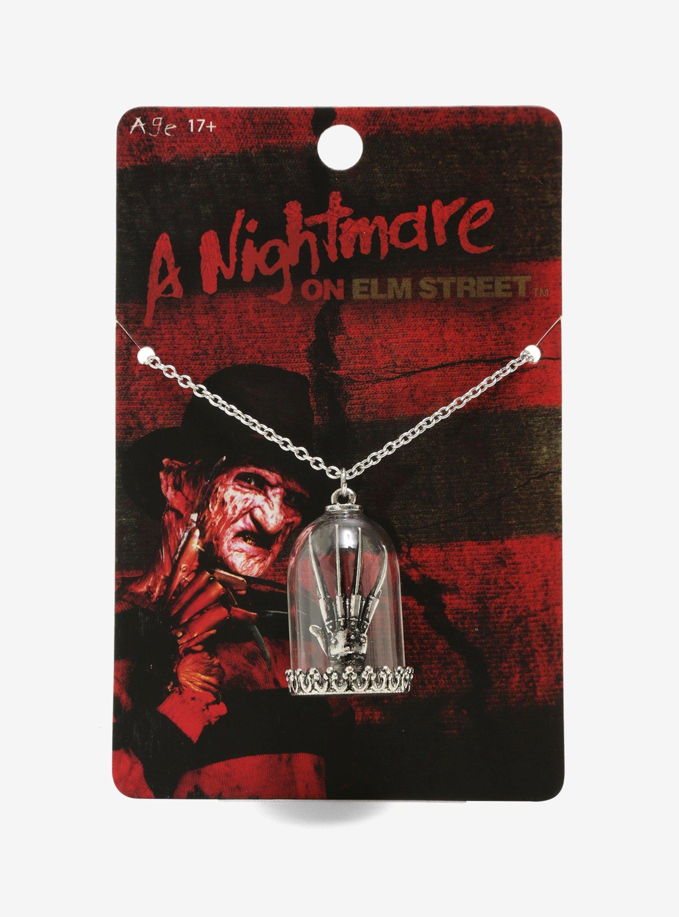 A Nightmare On Elm Street Freddy's Glove Display Jar Necklace, , alternate