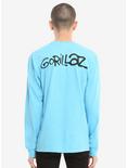 Gorillaz Group Turquoise Long-Sleeve T-Shirt, , alternate