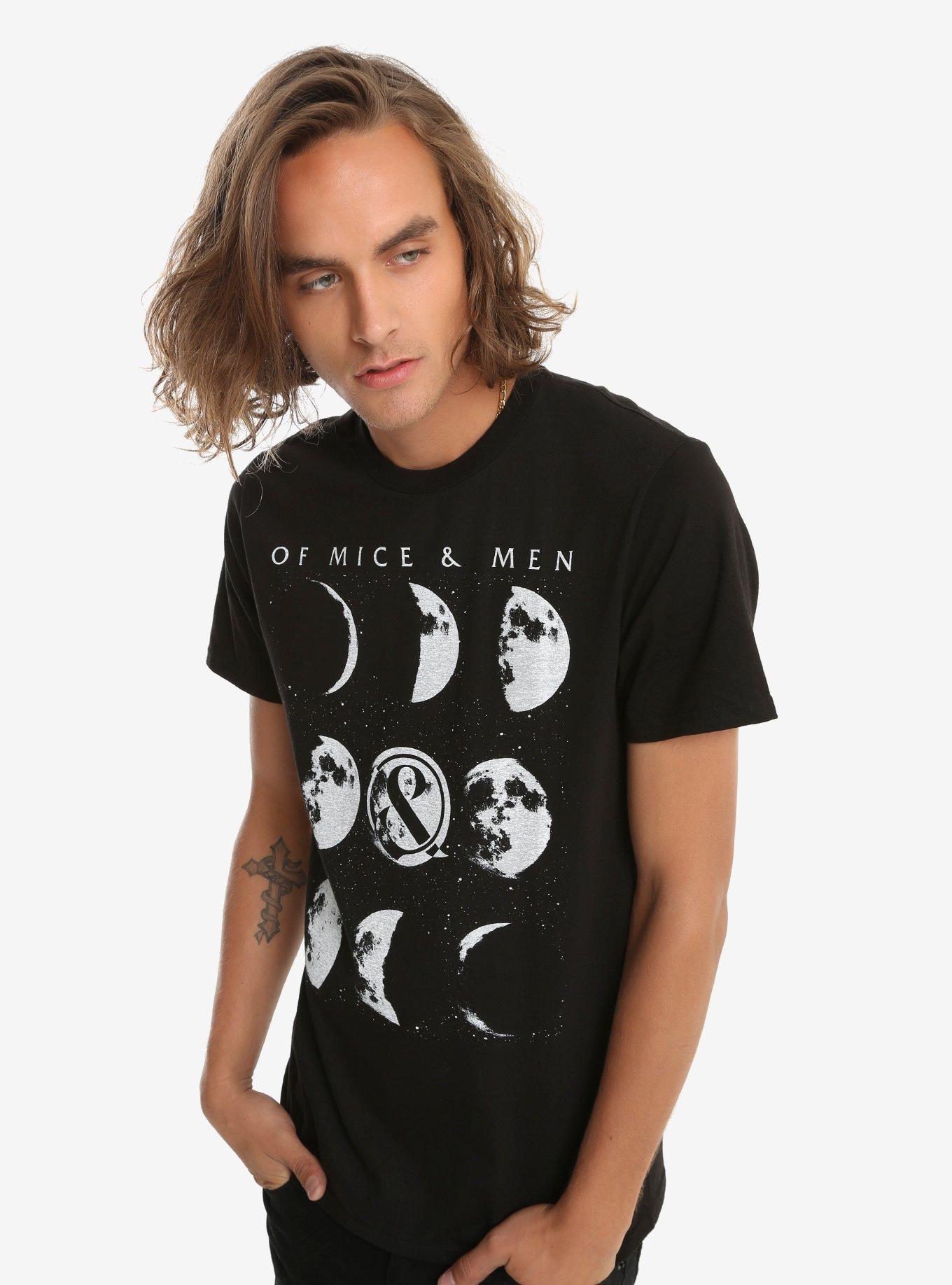 Of Mice & Men Moon Phases T-Shirt, , alternate